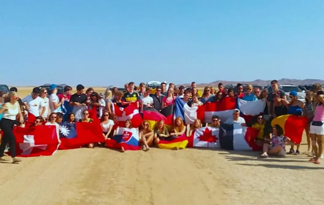 Estudiantes internacionales de intercambio — Desierto de la Ahuyama
