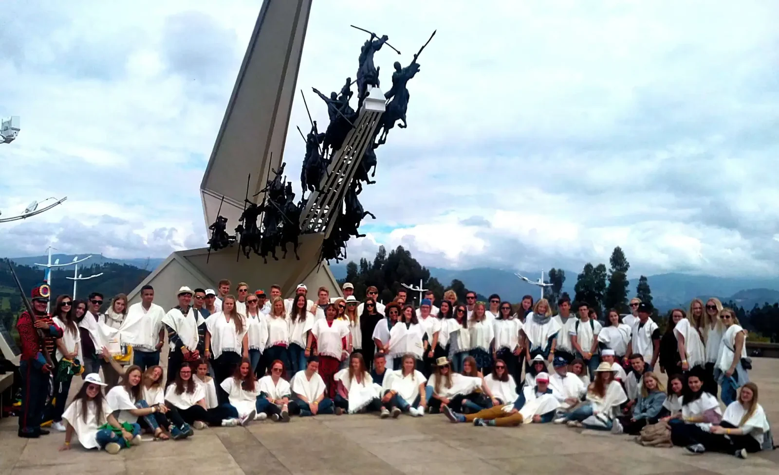 Estudiantes internacionales de intercambio — Pantano de Vargas