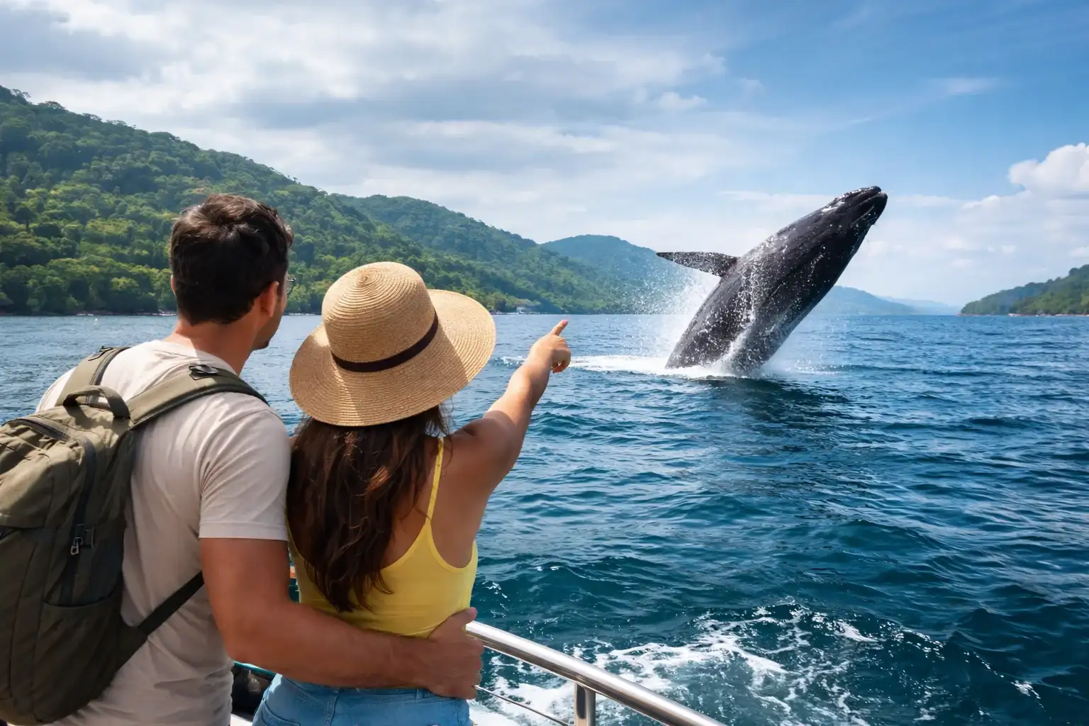 Reserva tu viaje para ver ballenas desde Bogotá con Ecolombia Tours y asegura tu avistamiento en el Pacífico colombiano.