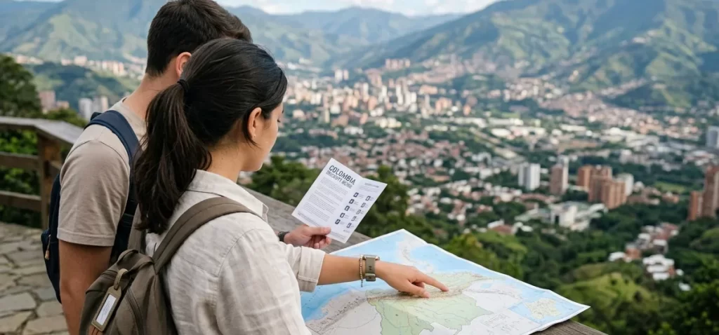 Recomendaciones técnicas y guía de seguridad para viajeros en Colombia con protocolos de logística, transporte y salud para evitar imprevistos.